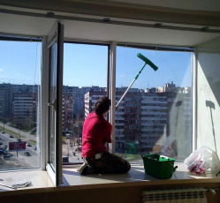 Мытье окон в однокомнатной квартире Похвистнево